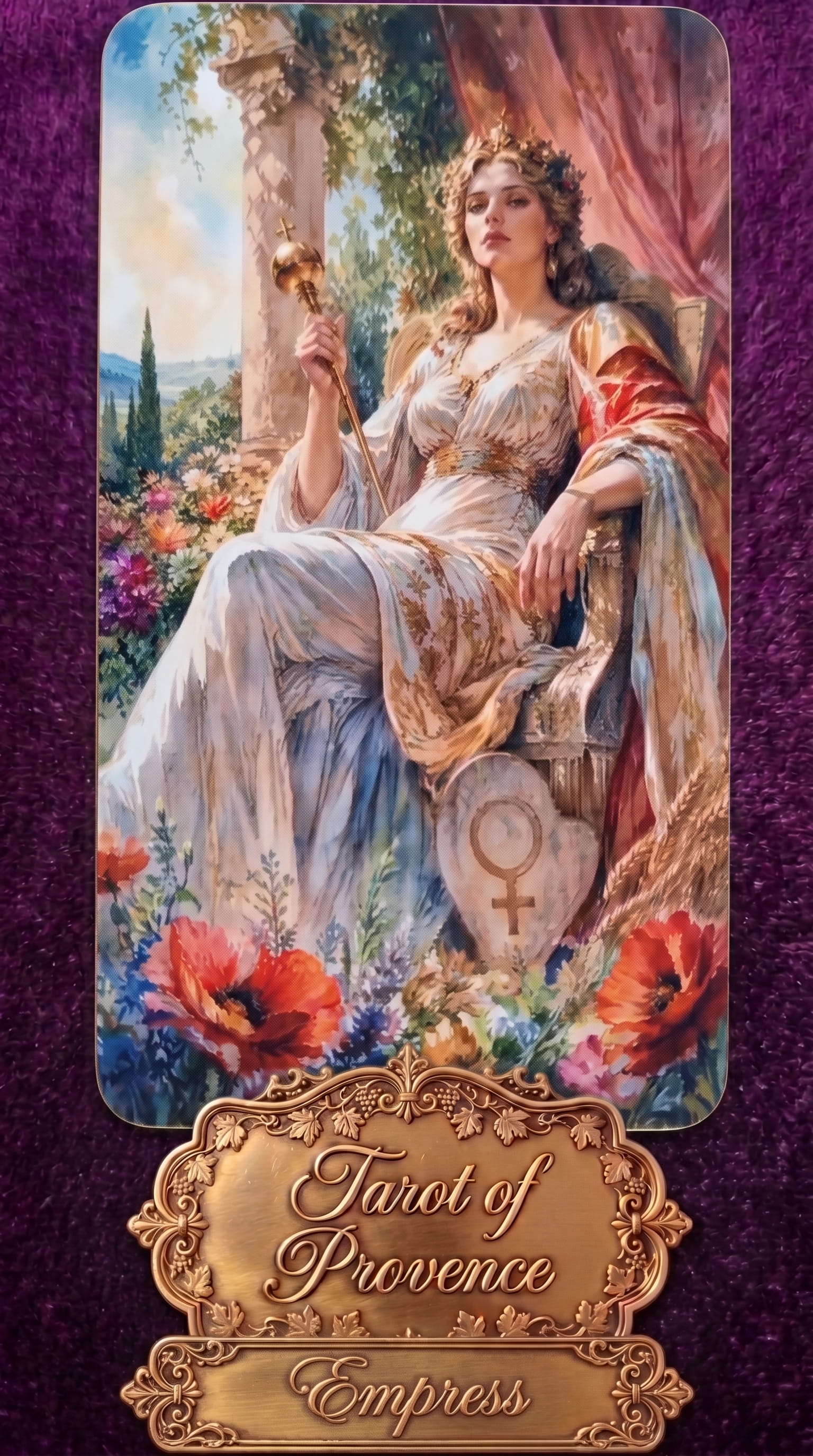 The Empress card from Provence Tarot