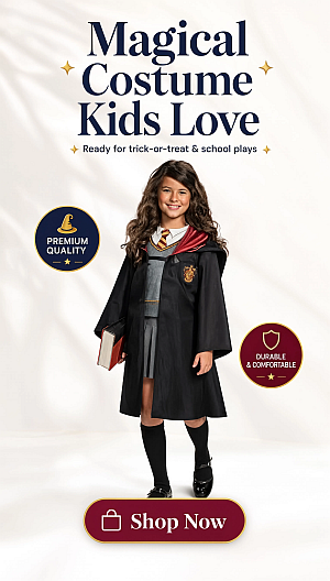 Disguise Hermione Granger Costume, Official Harry Potter Wizarding